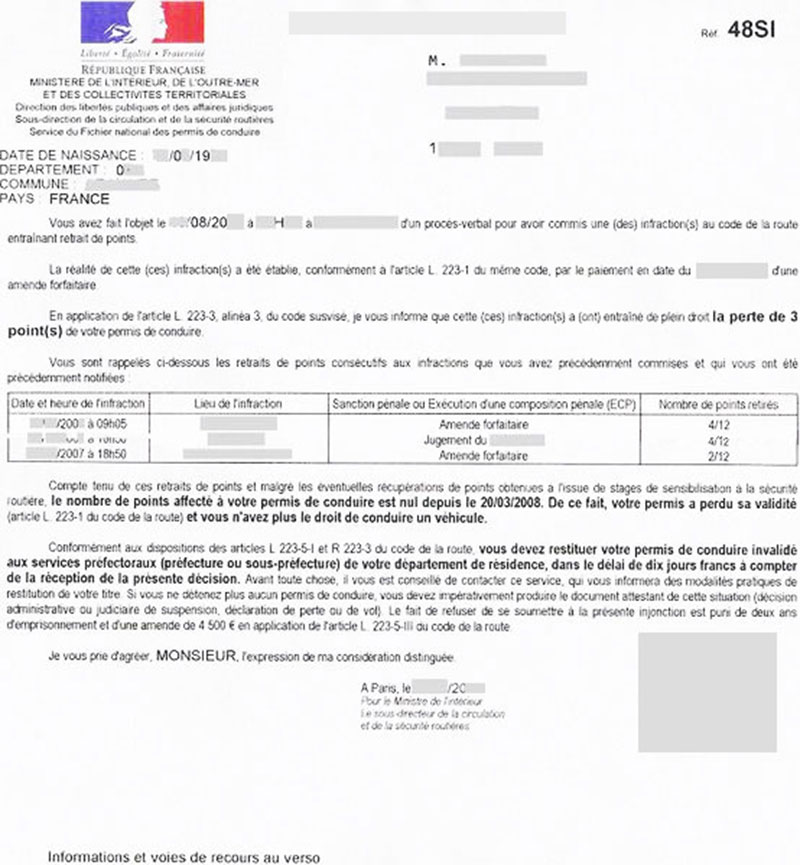 exemple de lettre 48m